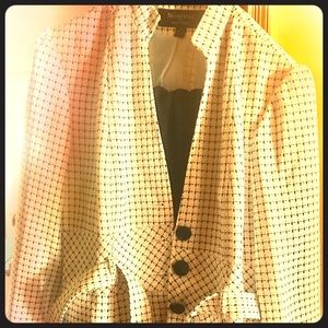 2 Piece Navy Blue Pant Suit