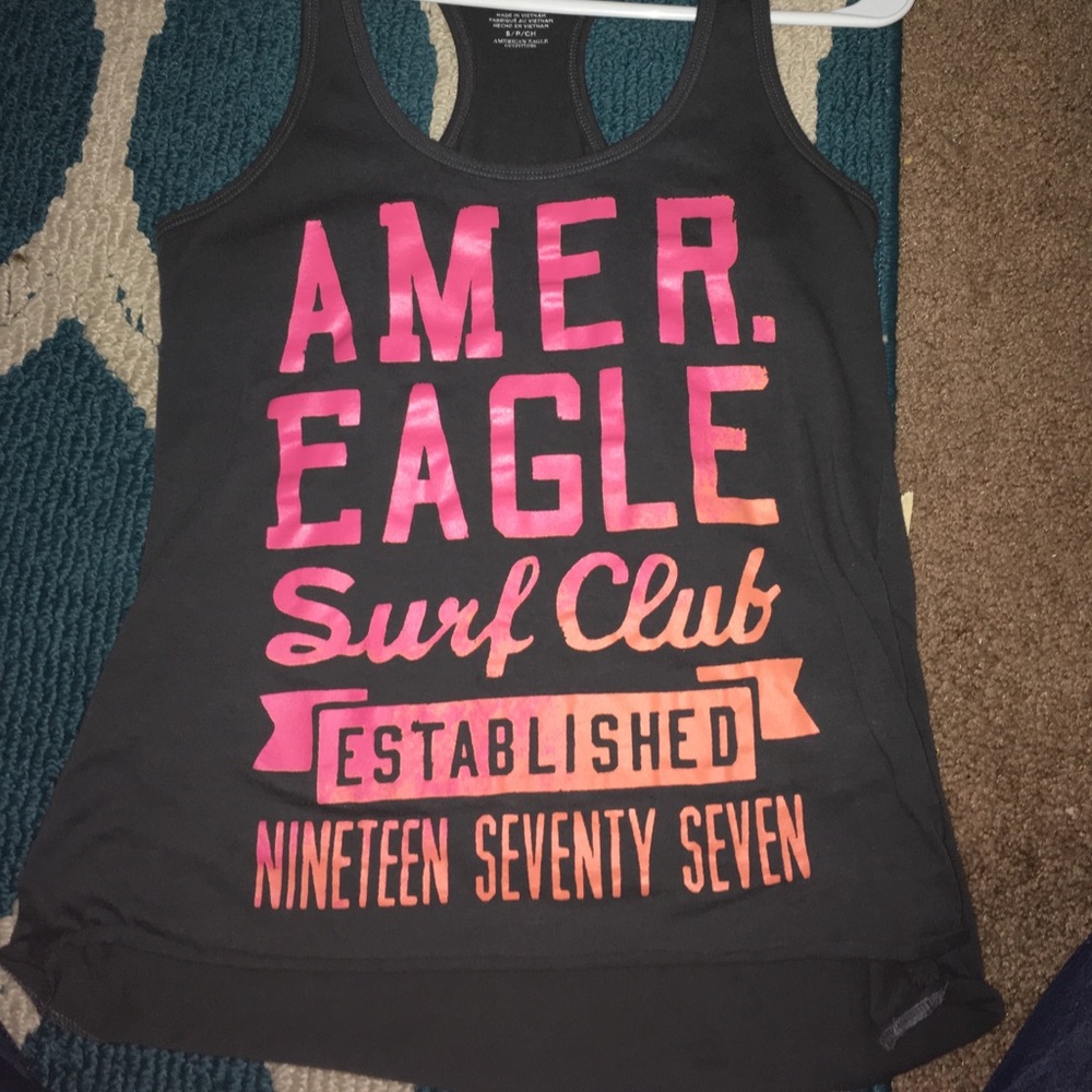Gray American eagle shirt
