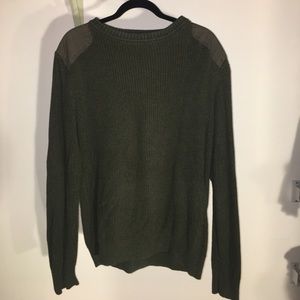 Army green sweater