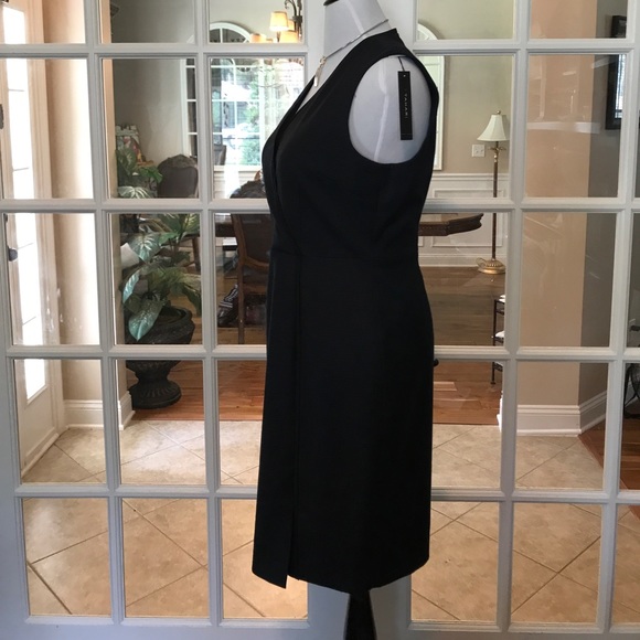 T. Tahari Professional Navy Midi - Picture 4 of 8