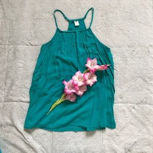 Flowy Teal Tank