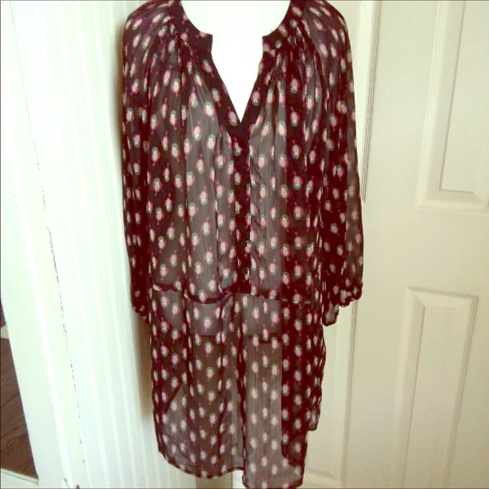 Plus Size Sheer Tunic/Coverup 🎀