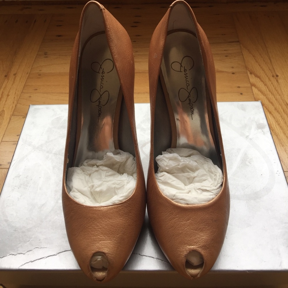 Jessica Simpson "Lizza" Peep-toe Pumps