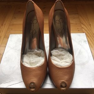 Jessica Simpson "Lizza" Peep-toe Pumps