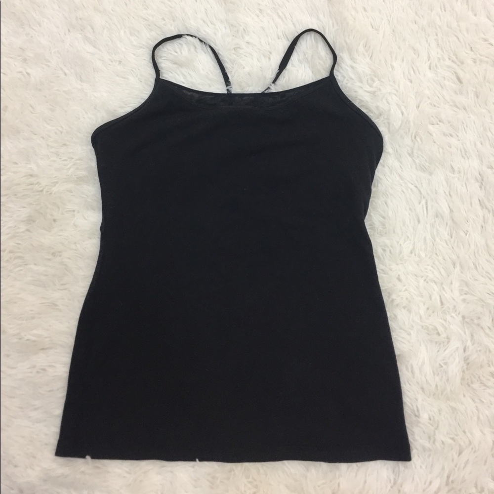 Black Lululemon Workout Top Size 4