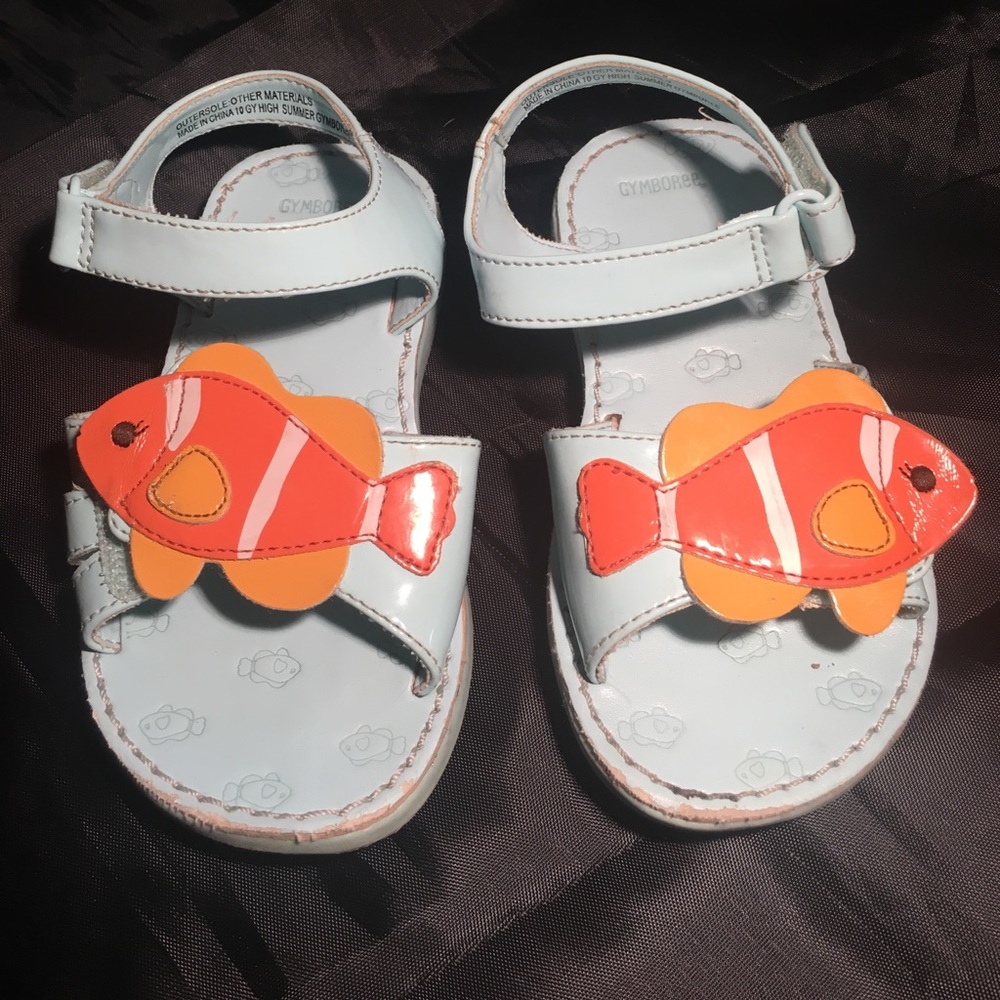 Gymboree Floral Reef Fish Sandals size 7