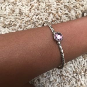 David Yurman Amethyst Chatelaine Bracelet