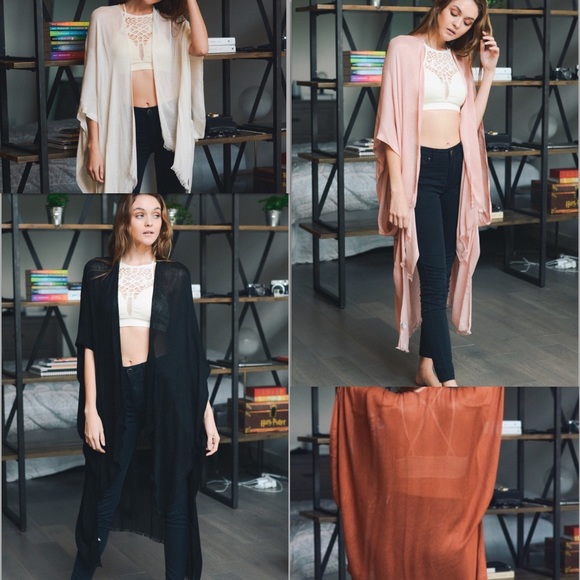 RUST LONG KIMONO~ - Picture 3 of 6