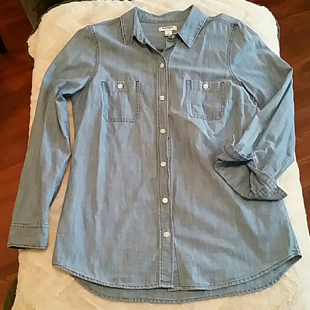 Light Chambray Top