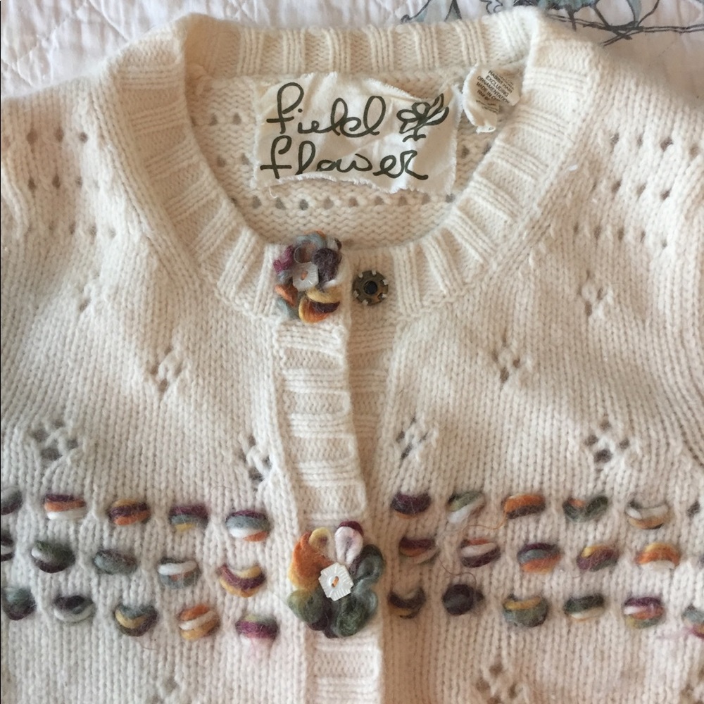 Field and Flower short sleeve cardi
