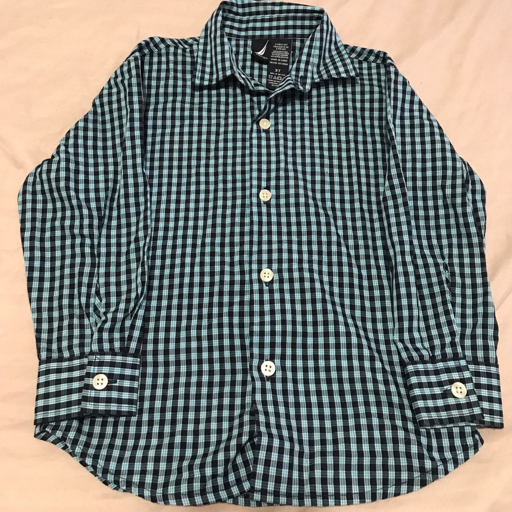 Kids Náutica button Down shirt
