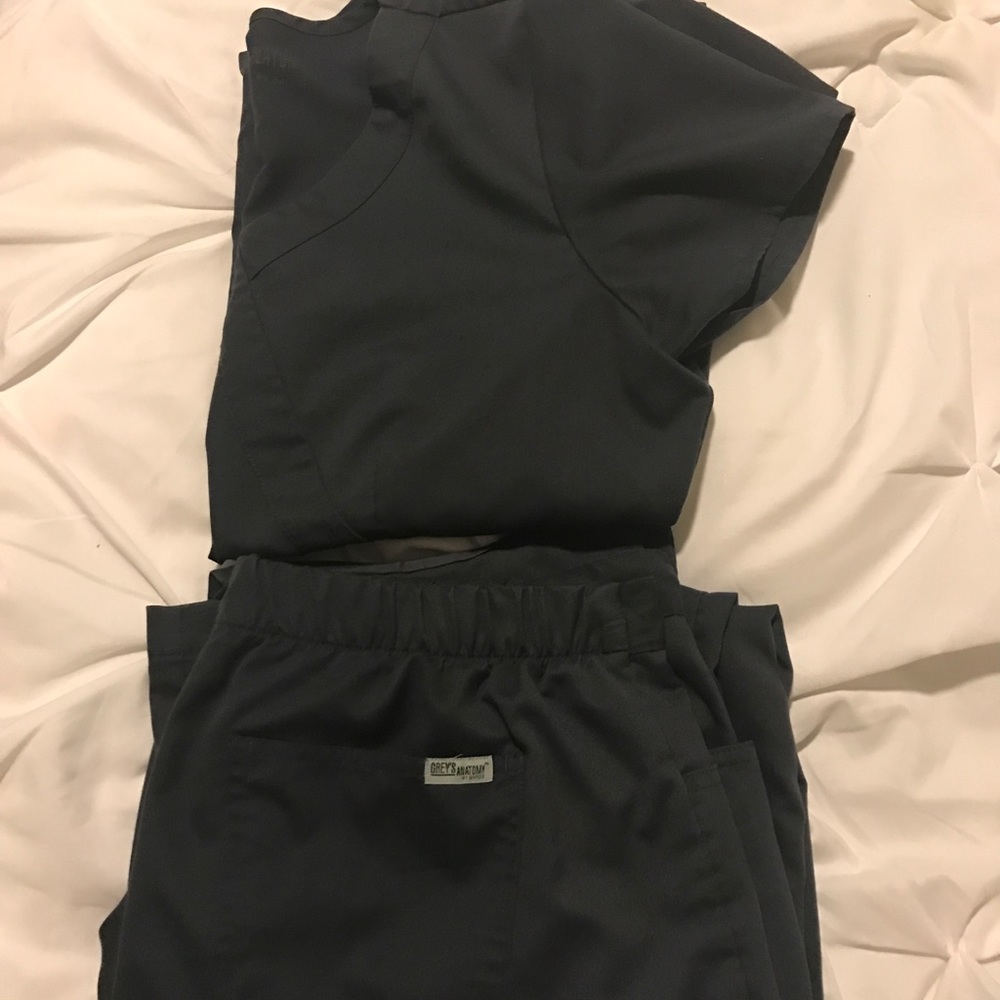 Dark gray Grey's Anatomy Scrubs