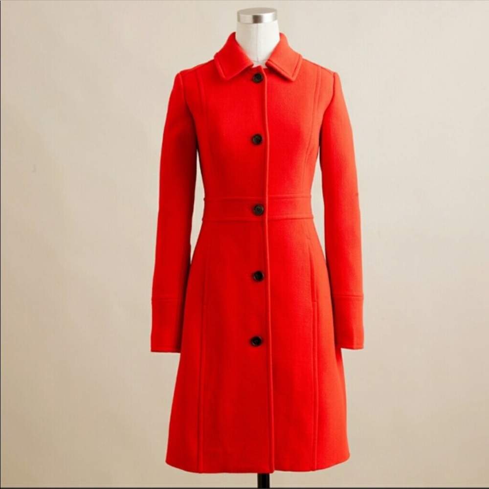 Jcrew double cloth coat 0P