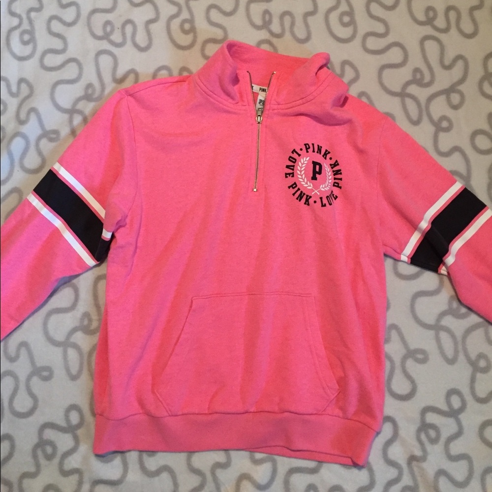 VS Pink Boyfriend Half-zip!
