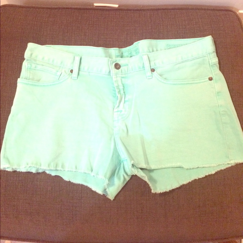 Turquoise Cut-off Lucky Brand Shorts!!