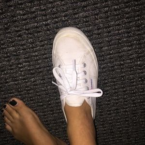 White SUPERGA SNEAKERS