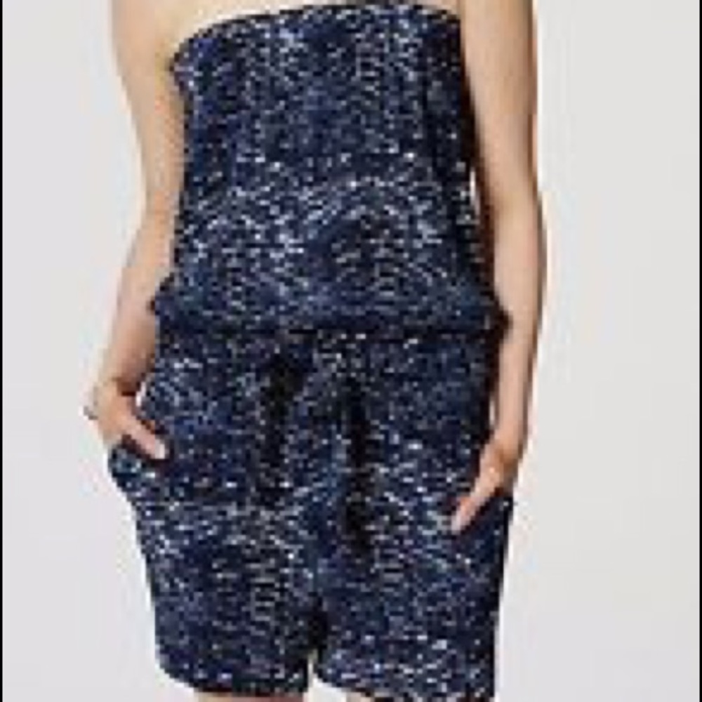 Blue romper