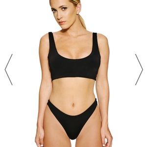 Naked wardrobe bikini two piece black