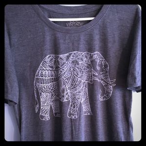 Grey Elephant Short Sleeved Tshirt