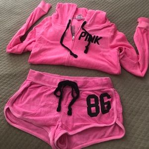 Victoria's Secret Pink Warm-up Set