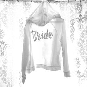 Bride zip up hoodie