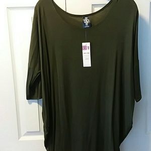 Army Green Agnes and Dora Dolman  M, NWT