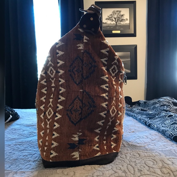 Ikat Velveteen Weekender Bag - Picture 5 of 7