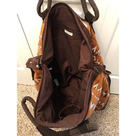 Ikat Velveteen Weekender Bag - Picture 6 of 7