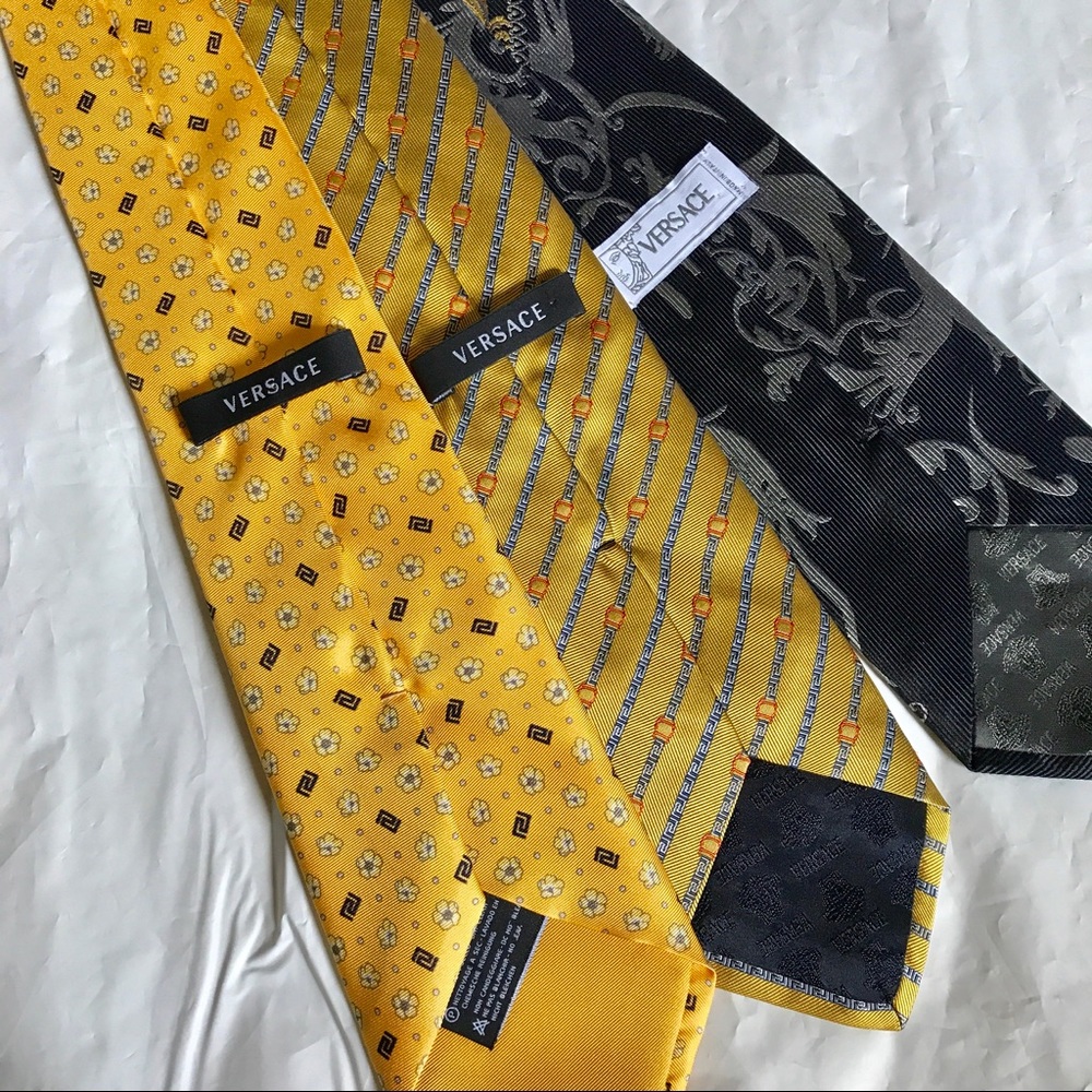 Assorted Versace Ties - 3 Ties Total!!