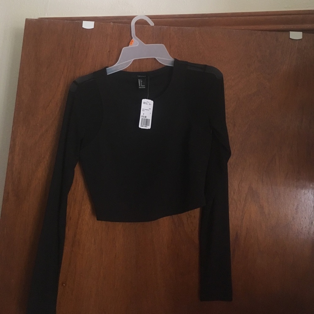 Brand new Black crop top