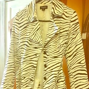 Zebra Print Jacket
