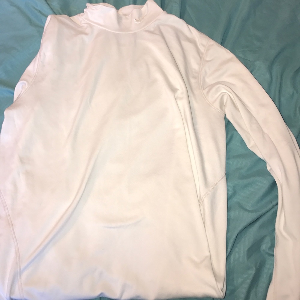 Nike White Turtleneck Long Sleeve
