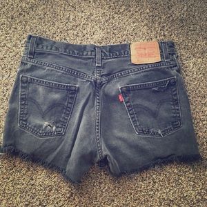 Levi's High-waisted vintage cut-off shorts