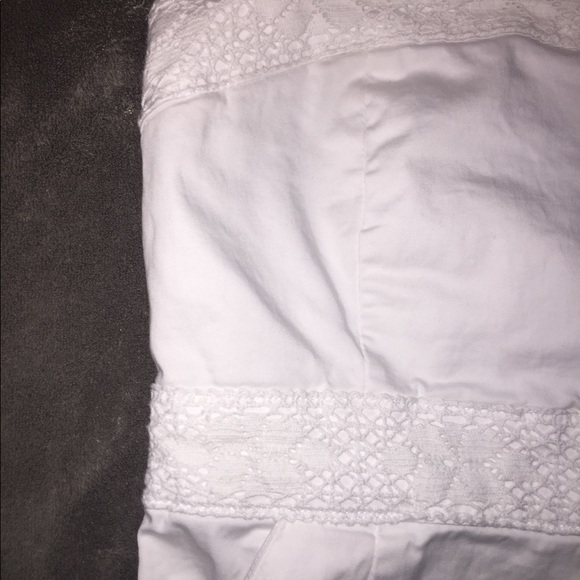 Strapless white dress - Picture 2 of 2