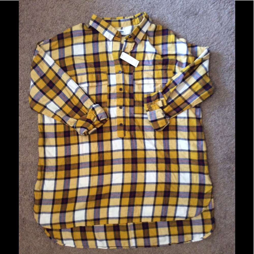 Old navy tall boyfriend flannel