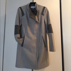 Calvin Klein Grey Wool Coat
