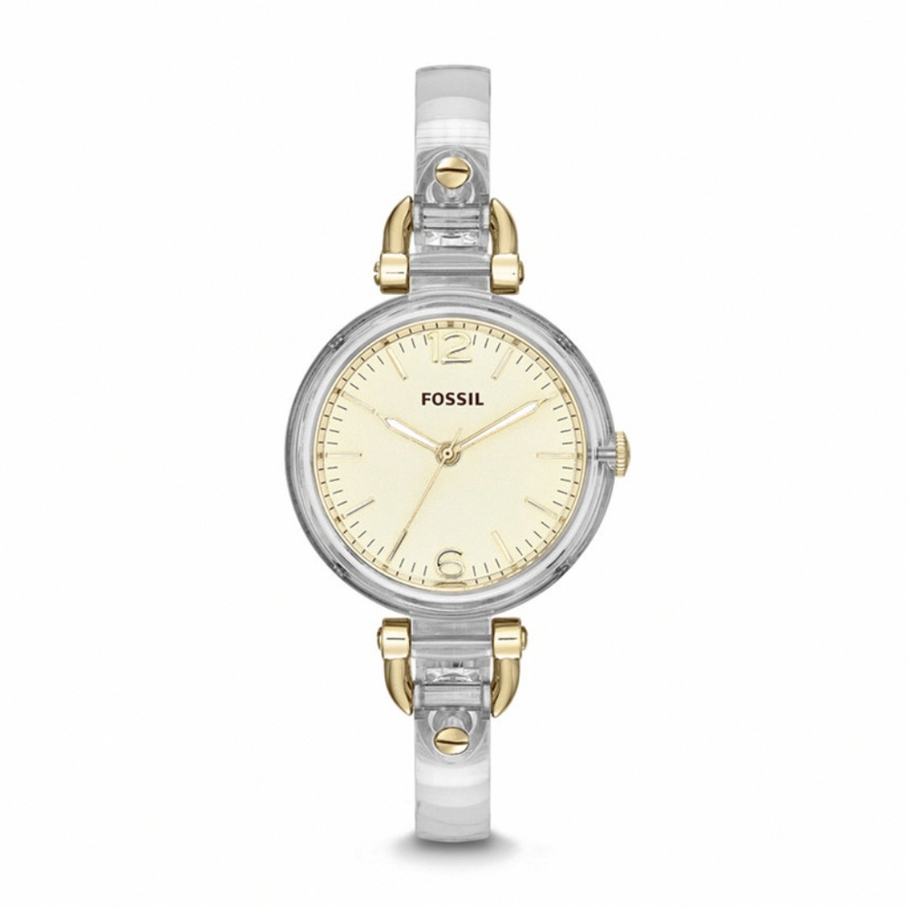 New Fossil Women's Georgia Three-Hand Resin Watch