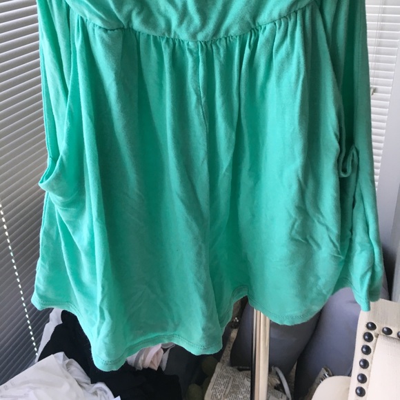 Sea foam size small strapless romper - Picture 3 of 4