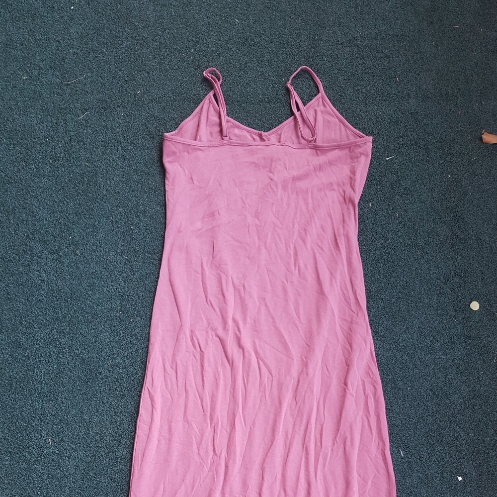Dark pink long Forever 21 Dress Size Medium.