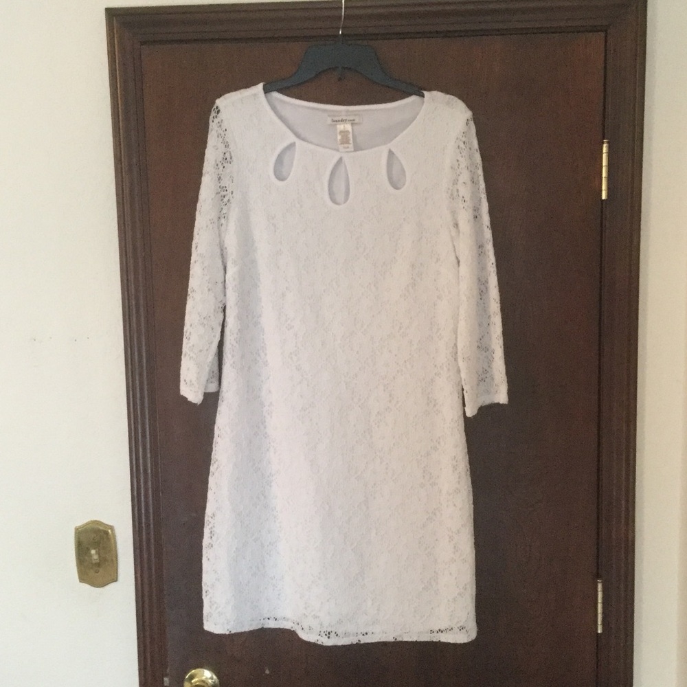 Laundry Optic White Lace Dress size M NWT Wedding - Bride - Rehearsal Dinner