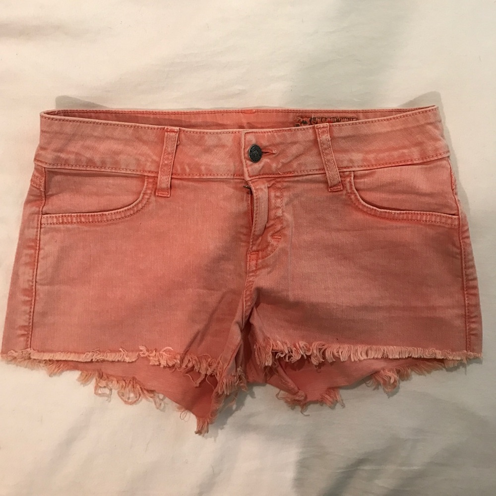siwy coral jean shorts size 25