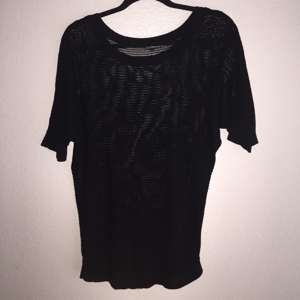 Express Black knitted Shirt