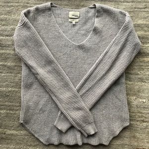 Aritzia (Wilfred) V-Neck gray sweater Sz XS