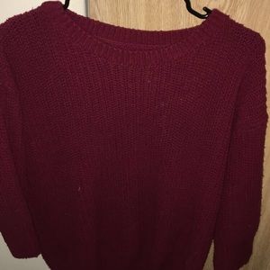 Red sweater