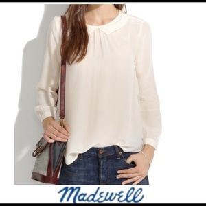 Madewell blouse - 100% silk