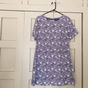 Fashion Union geometric print A-line shift dress