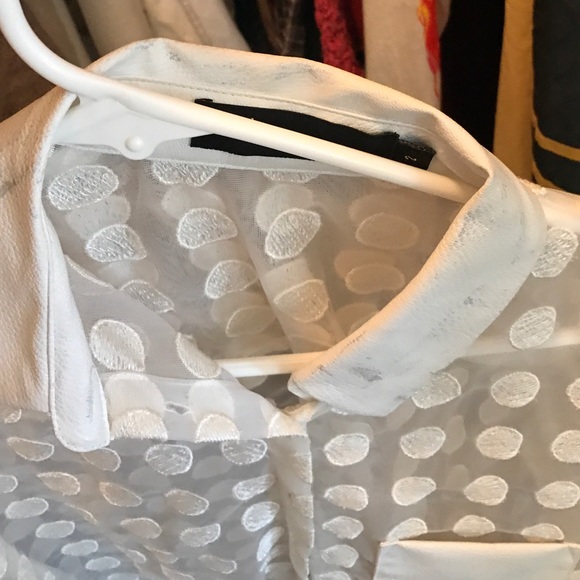 NASTY GAL POLKA DOT CROP TOP - Picture 6 of 7