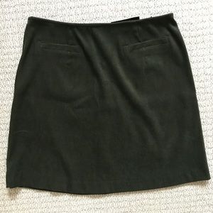 Vintage Express suede mini skirt
