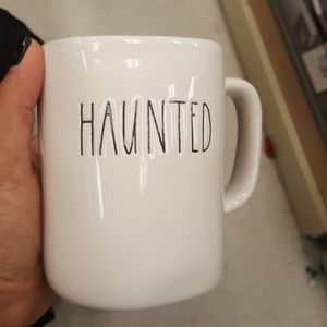 REAL Rae Dunn Haunted Mug w/ black inside