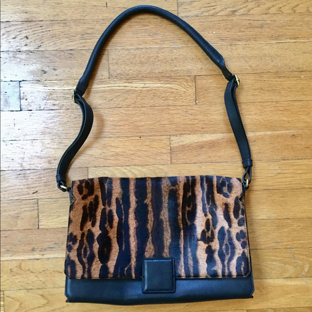 JCrew Calf Hair Shoulder Bag
